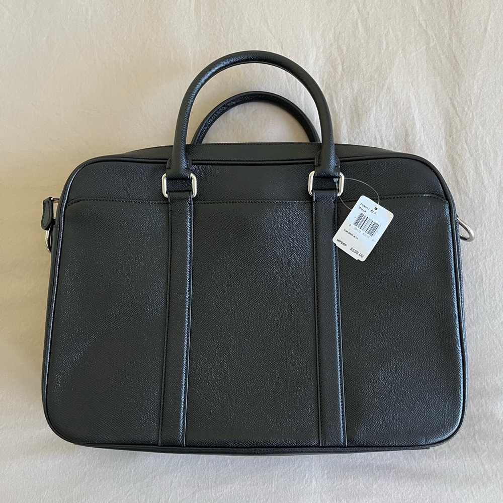 Coach Metropolitan Saffiano Leather Briefcase - Picture 3 of 10